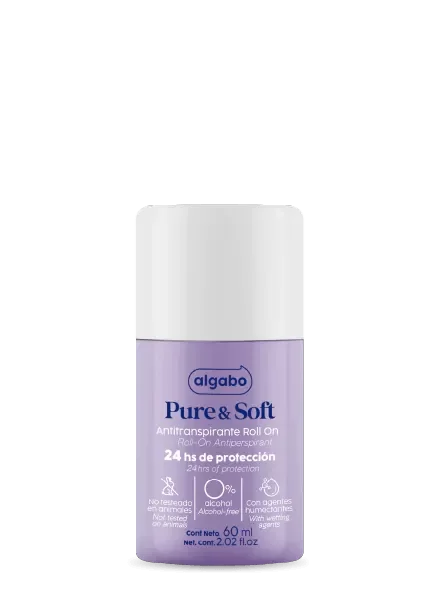 Antitranspirante Roll On Pure 60 ml Algabo
