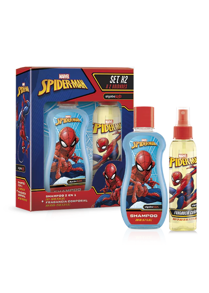 Shampoo + Body Splash Set Algabo Marvel Spider-Man