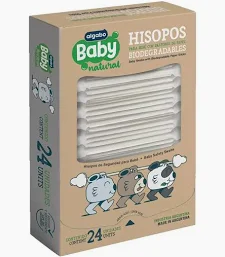 Hisopos Papel Ecológico 24 Unidades Algabo Baby
