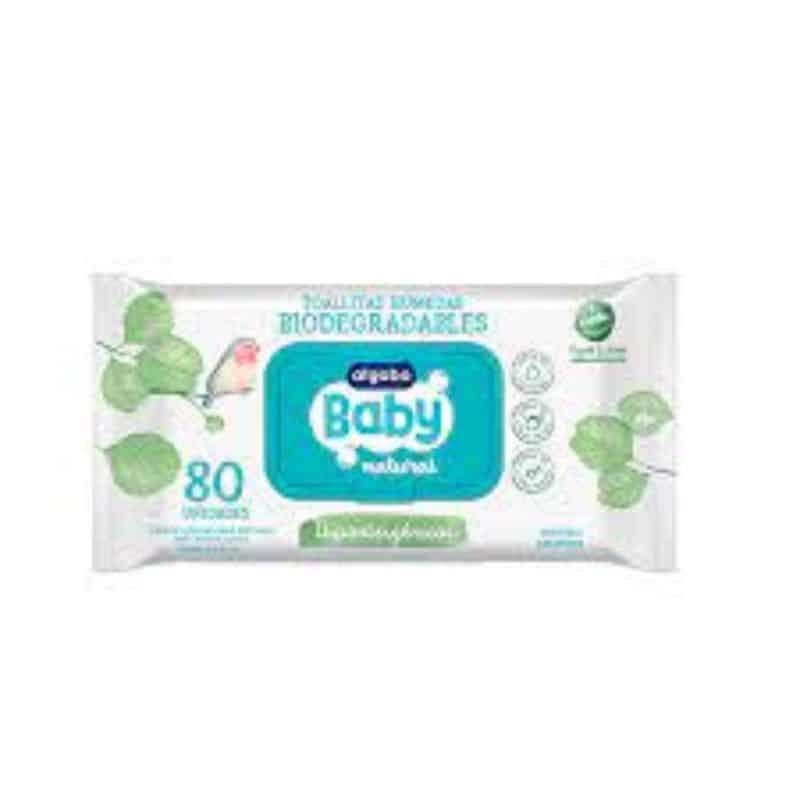 Toallitas Húmedas 80 Unidades Algabo Baby Natural