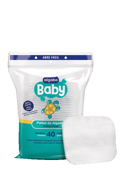 Paños de Algodón 40 Unidades Algabo Baby