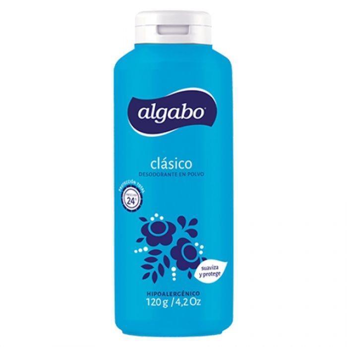 Algabo Control Desodorante en Polvo Celeste 120g