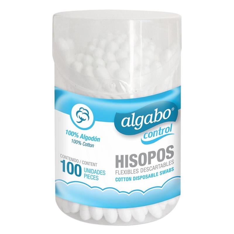 Algabo Control Hisopos 100 Unidades