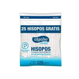 Algabo Control Hisopos Bolsa Zipper 125 Unidades