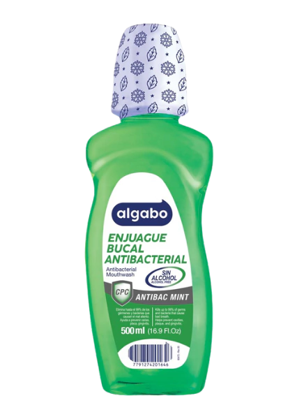 Algabo Enjuague Bucal Intense Mint 500ml