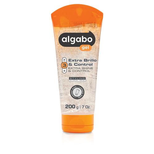 Algabo Gel Extra Brillo y Control Promoción 200g + 50g Gratis