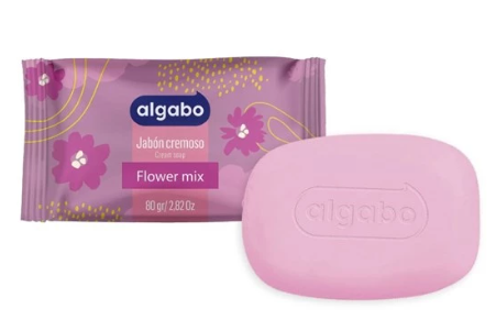 Jabón de Tocador Flower Mix 80 gr Algabo