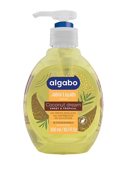 Algabo Jabón Líquido Coco y Vainilla 300ml