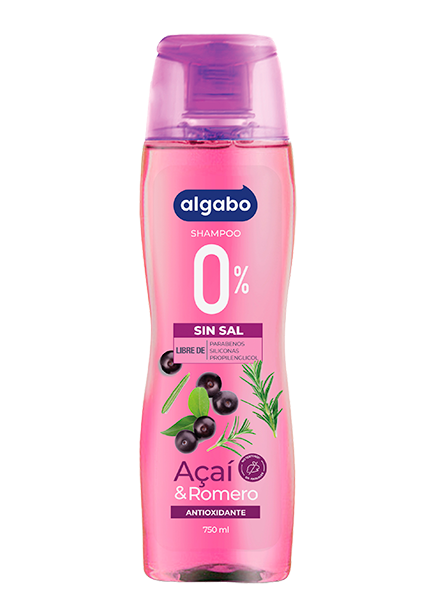 Algabo Shampoo Sin Sal Acaí y Romero 750ml