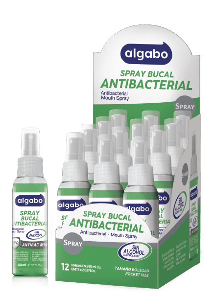 Spray Bucal Antibacterial Menta 60 ml Algabo
