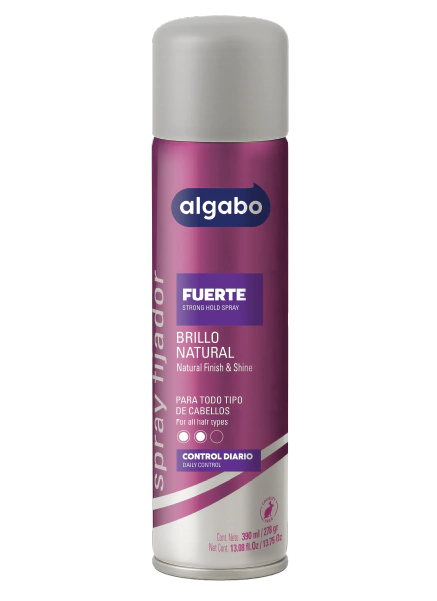 Spray Fijador Fuerte 390 ml Algabo