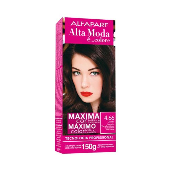 Kit De Coloración Tinte 4.66 150 Grs Alta Moda
