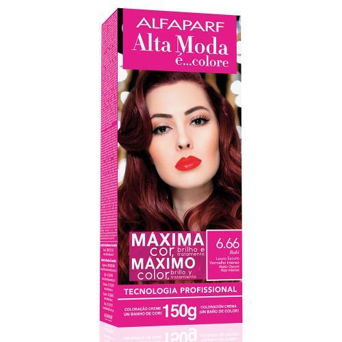 Kit De Coloración 6.66 150 Grs Alta Moda