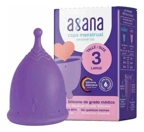Copa Menstrual Con Estuche Talla L Asana