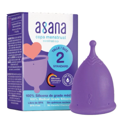 Copa Menstrual Standard Talla S Con Estuche Asana