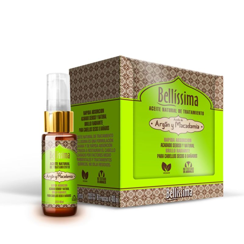 Bellísima Argán y Macadamia Aceite Tratamiento 40ml