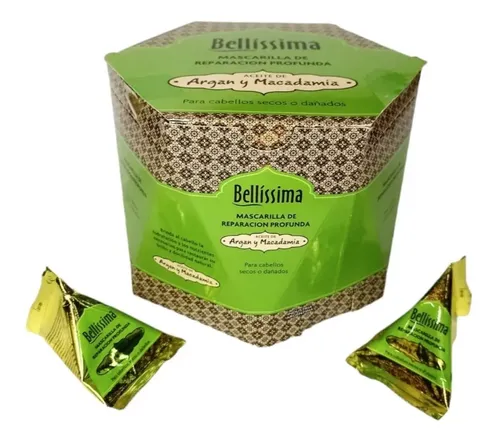 Bellísima Argán y Macadamia Mascarilla con Enjuague 20g
