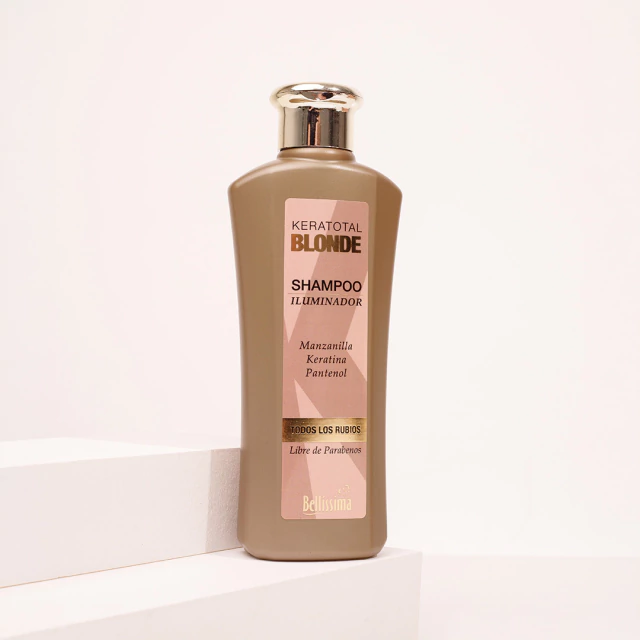 Bellísima Blonde Keratotal Shampoo para Rubios 270ml