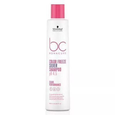 Silver Shampoo Matizador Color Freeze pH 4.5 Bonacure 250ml Schwarzkopf