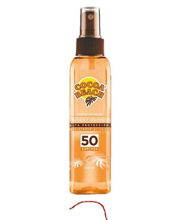 Protector Solar Spray Invisible FPS 50 120ml Cocoa Beach