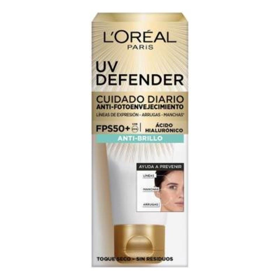 Uv Defender Cuidado Diario Anti Brillo 40 Grs L'Oréal