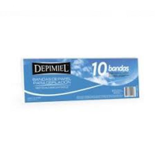 Bandas de Papel para Cera 10 Unidades Depimiel