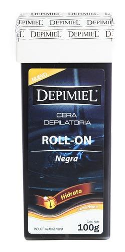 Cera Roll-On Negra Depimiel 100g