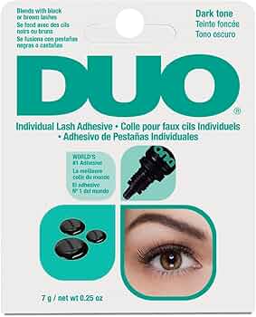 Adhesivo Para Pestañas Individuales Tono Dark Duo