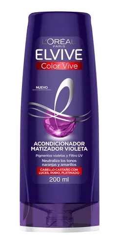 Acondicionador Matizador Violeta 200 ml Elvive