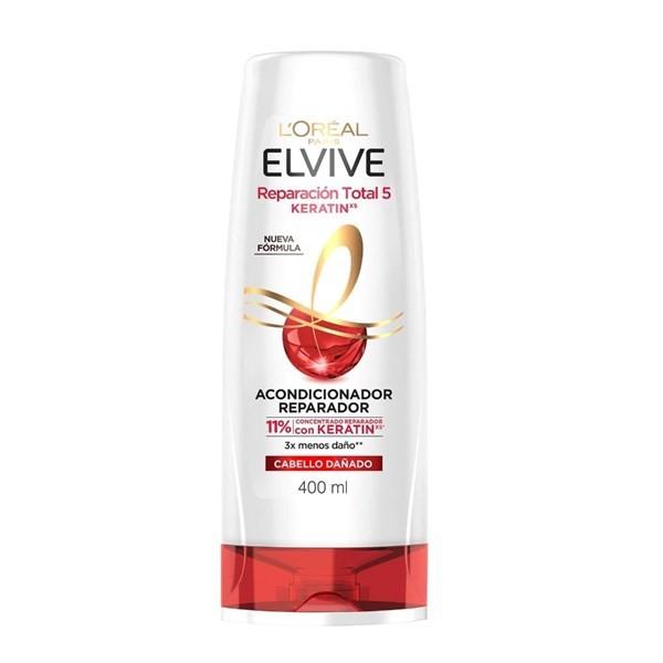 Acondicionador Reparación Total 5 Keratina 400ml Elvive