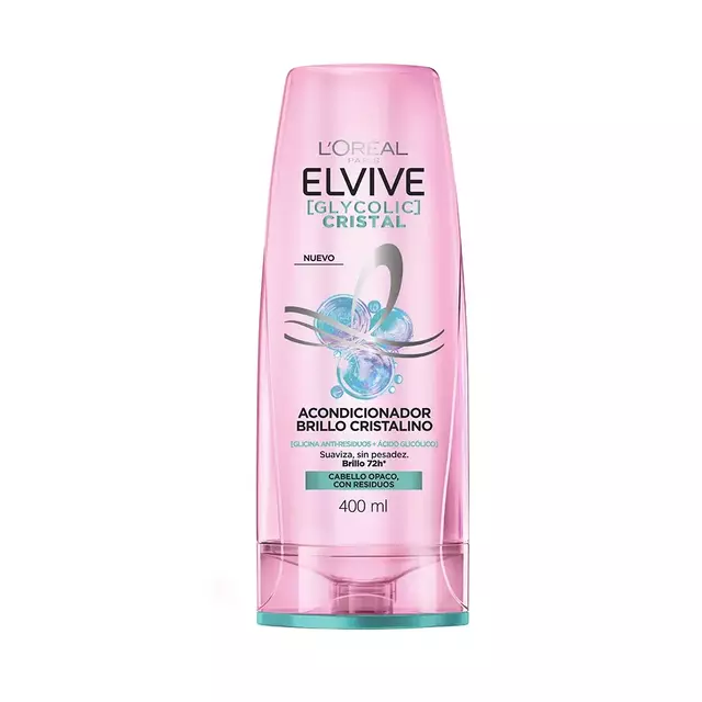 Acondicionador Glycolic Cristal 400 ml Elvive