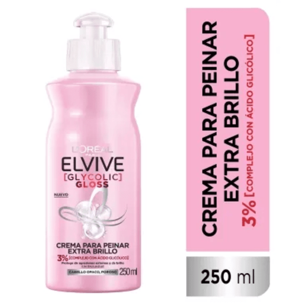 Crema Para Peinar Glyco Gloss 250ml Elvive