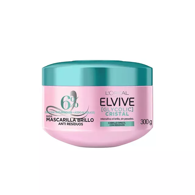 Mascarilla Capilar Glycolic Cristal 300 ml Elvive