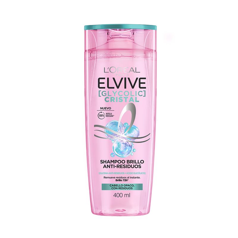 Shampoo Elvive Glycolic Cristal 400 ml L'Oréal