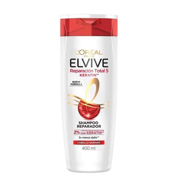 Shampoo Reparación Total 5 Keratina 400ml Elvive