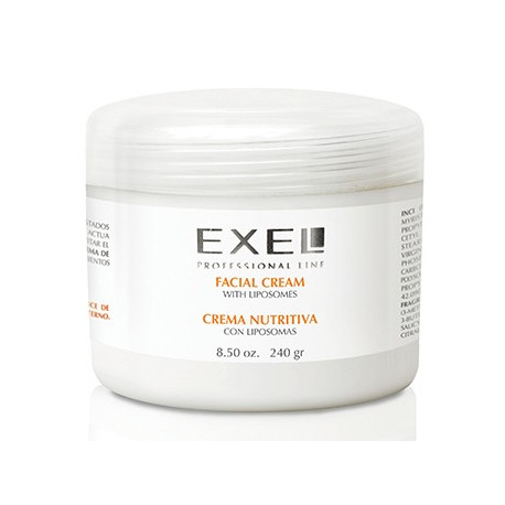 Crema Nutritiva con Colágeno y Elastina Exel 240g