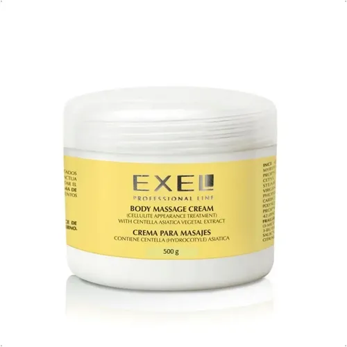 Crema para Masajes con Centella Asiática Exel 500g