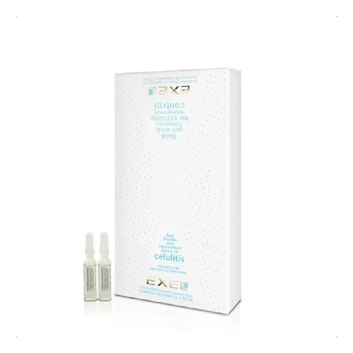 Gel Fluido Liposomas Celulitis Exel 10 Ampollas