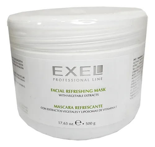 Máscara Facial Refrescante Exel 500g