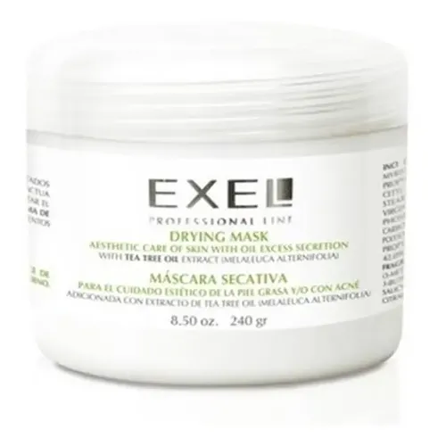 Máscara Secativa para Acné Exel 240g