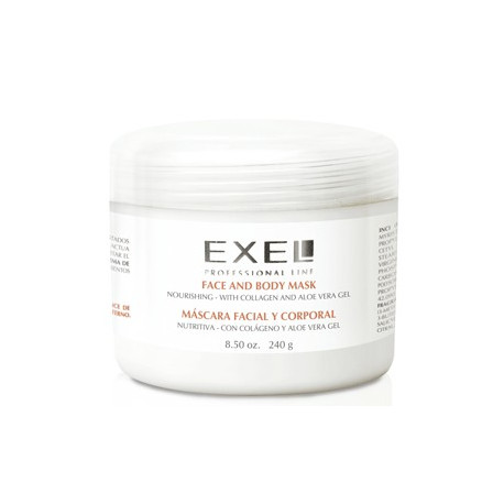 Mascarilla Facial y Corporal Nutritiva Exel 240g