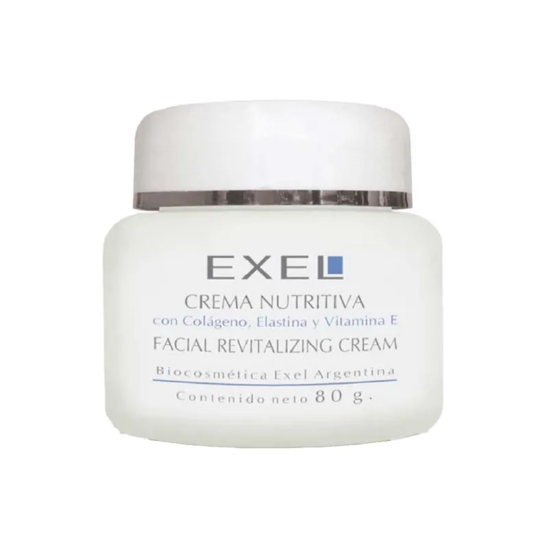 Crema Nutritiva con Colágeno y Elastina Exel 80ml