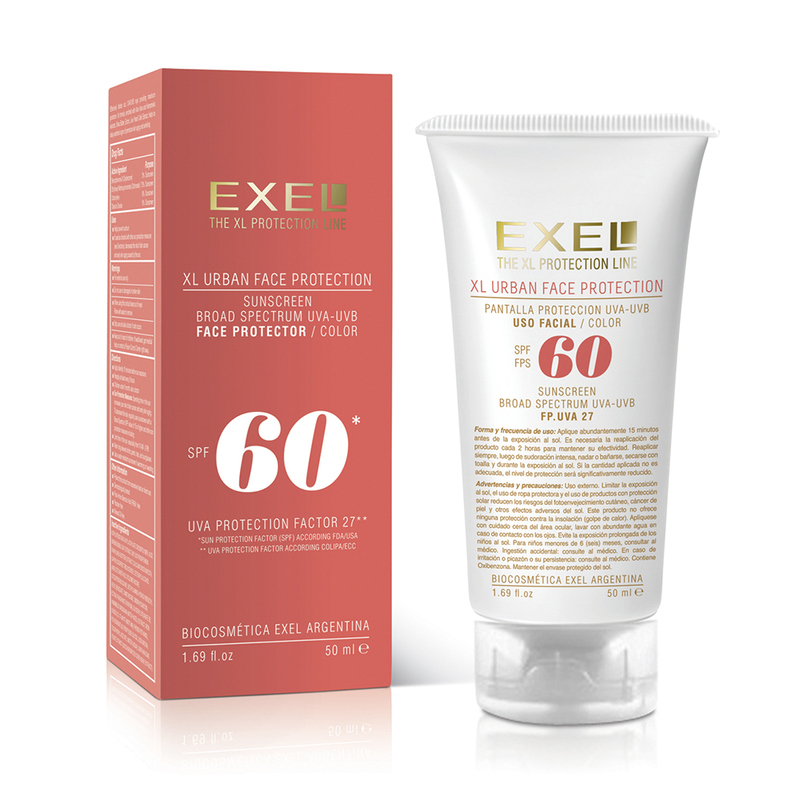 Protector Solar SPF60 XL Urban Face Exel 50ml