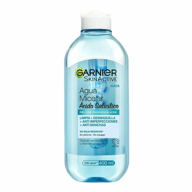 Agua Micelar Garnier Skin Active Ácido Salicílico 400 ml Garnier