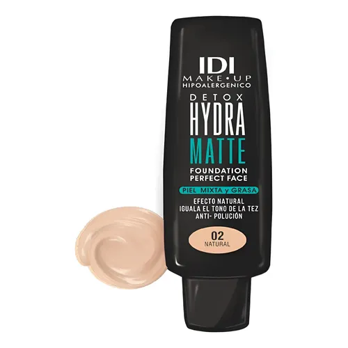 Maquillaje Fluido Hydra Matte Detox 30g IDI