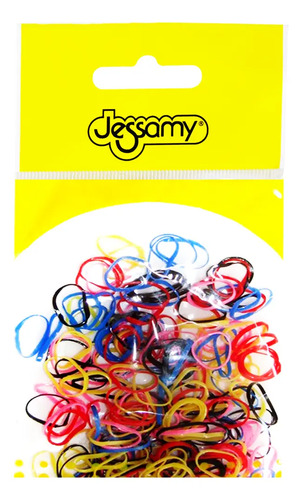Banditas Elásticas para Trenzas, 250 Unidades Jessamy
