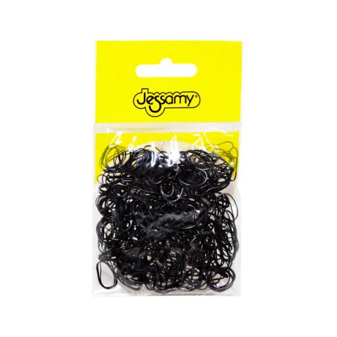 Banditas Elásticas Para Trenzas Negras X 250 Jessamy