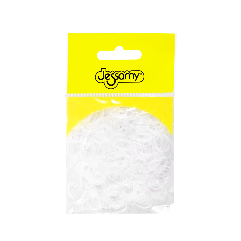 Banditas Elásticas Transparentes Para Trenzas X 250 Jessamy
