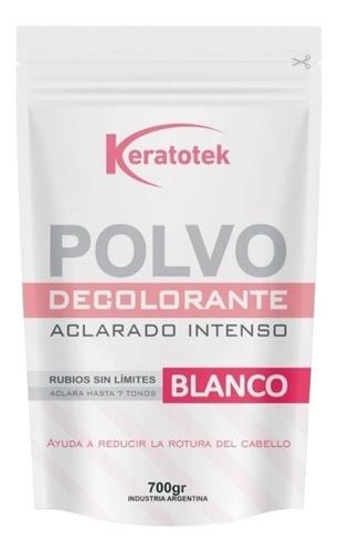 Bellísima Keratotek Polvo Decolorante Desamarillador Blanco 700g
