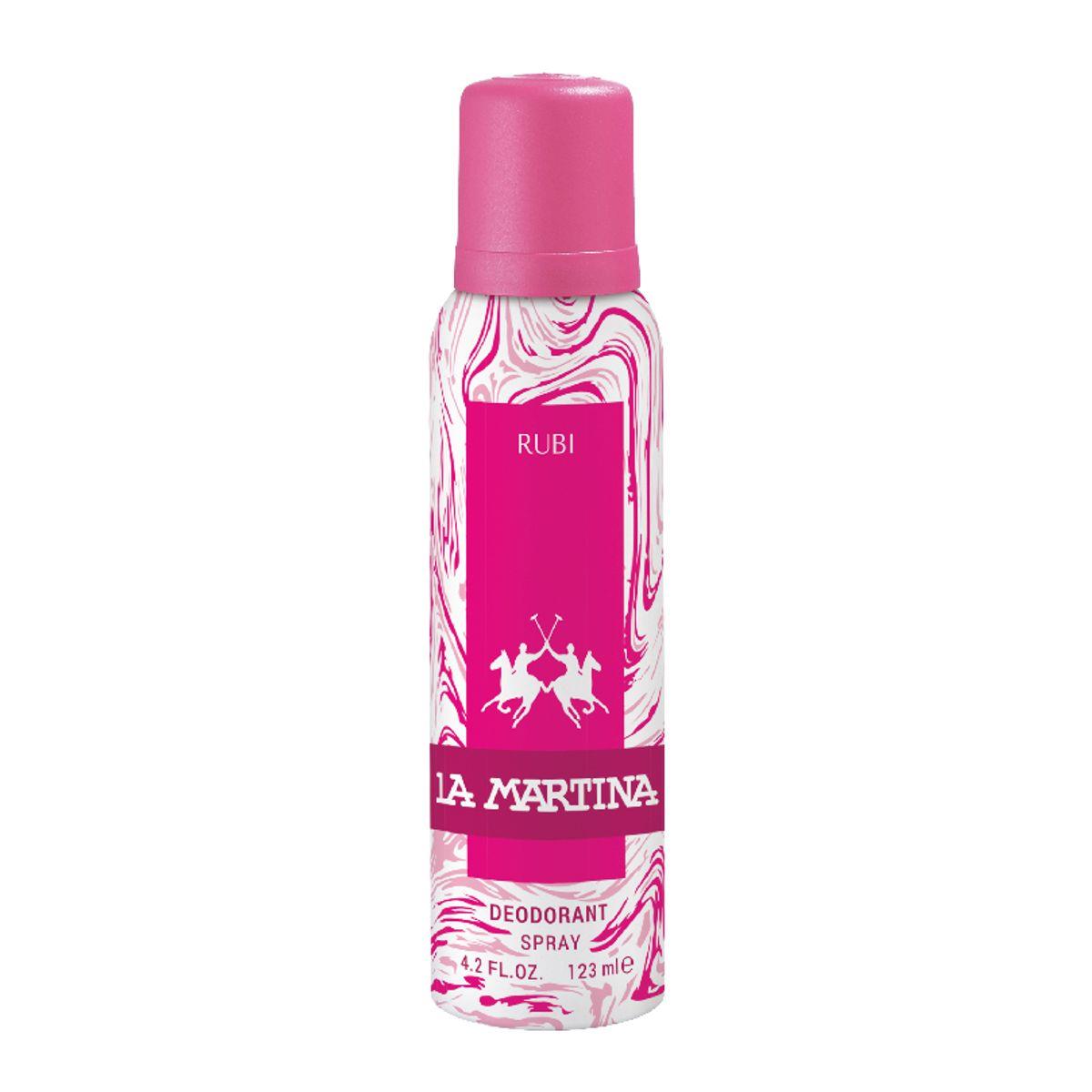 Desodorante en Aerosol La Martina Rubí 123ml